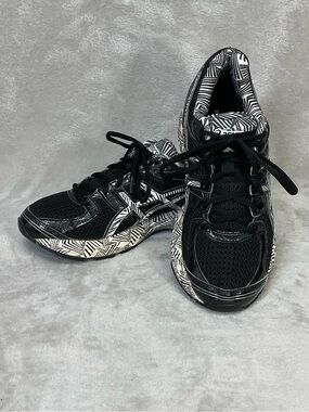 ASICS Gel Enhance Ultra 3 Zebra Sneakers T48AQ Womens Sz 8.5